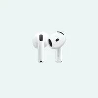 Apple AirPods 4 med aktiv støjreduktion - Farve: White, Abonnement: Fri Tale + 1000 GB