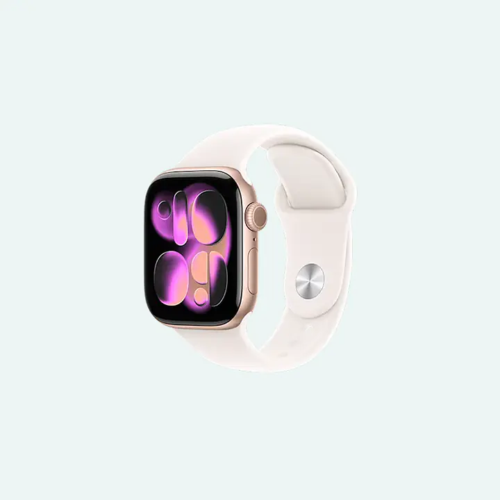 Apple Watch Series 11 42mm - Farve: Rose Gold, Abonnement: Fri Tale + 1000 GB