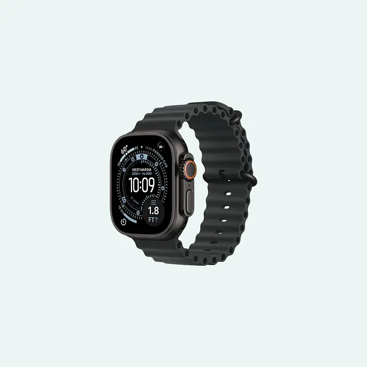 Apple Watch Ultra 3 - Farve: Black Titanium, Abonnement: Fri Tale + 1000 GB