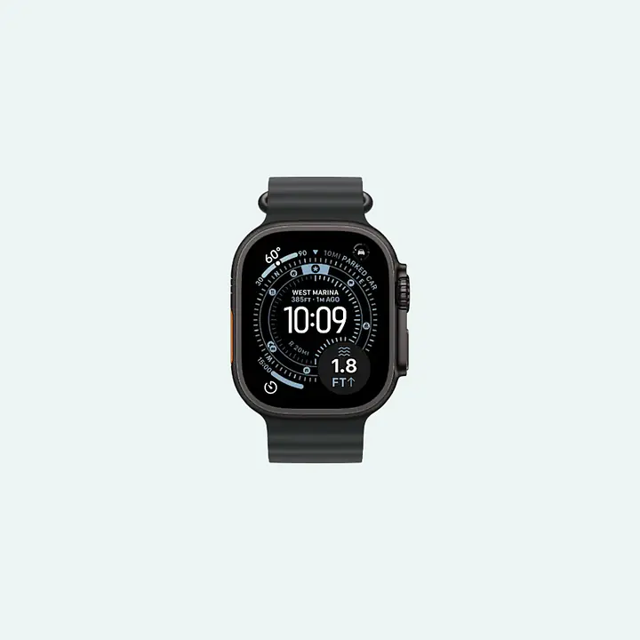 Apple Watch Ultra 3 - Farve: Black Titanium, Abonnement: Fri Tale + 1000 GB