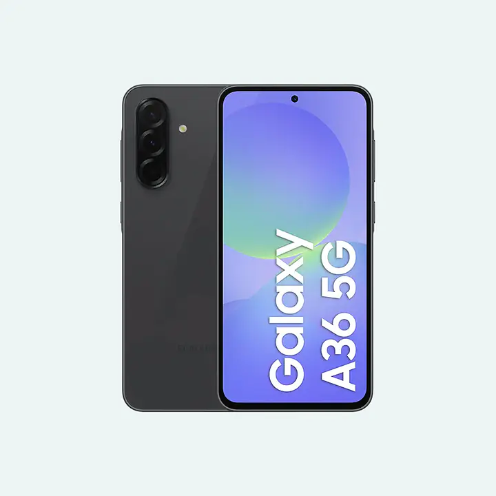 Samsung Galaxy A36 - Farve: Black, Hukommelse: 128 GB og Abonnement: Fri Tale + 60 GB