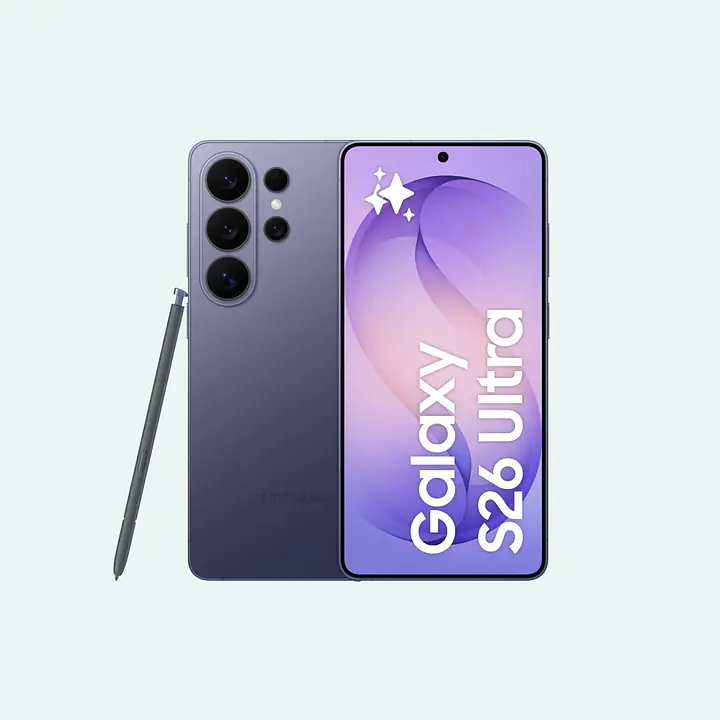 Samsung Galaxy S26 Ultra - Farve: Cobalt Violet, Hukommelse: 256 GB og Abonnement: Fri Tale + 1000 GB