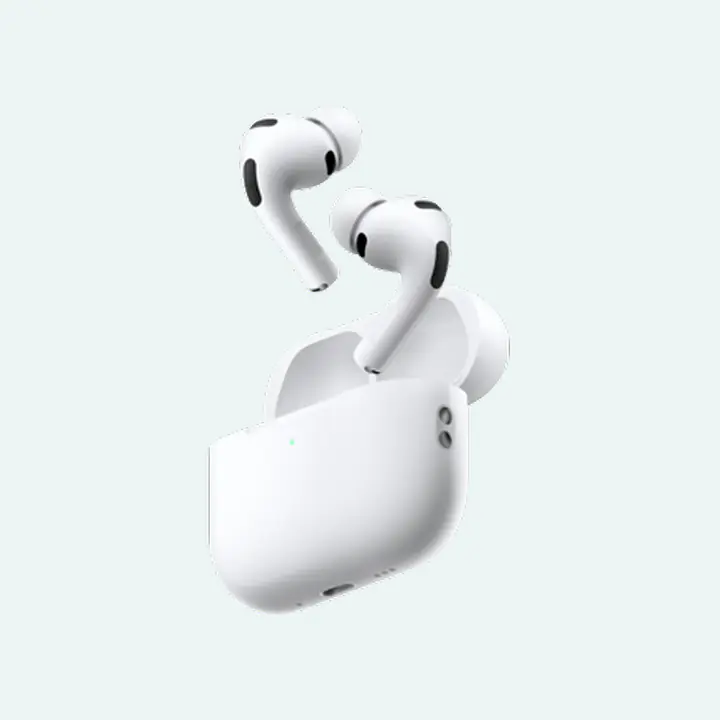 Apple AirPods Pro 3 - Farve: White, Abonnement: Fri Tale + 60 GB