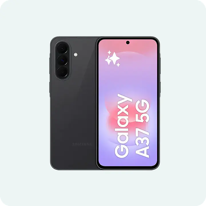 Samsung Galaxy A37 - Farve: Charcoal, Hukommelse: 256 GB og Abonnement: Fri Tale + 60 GB