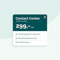 Omstilling - Binding: 36 mdr., Niveau: Contact Center