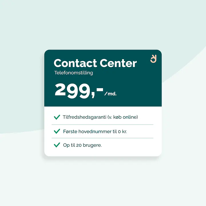 Omstilling - Binding: 36 mdr., Niveau: Contact Center