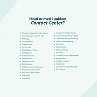 Omstilling - Binding: 36 mdr., Niveau: Contact Center