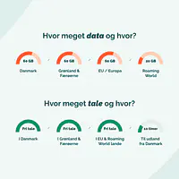 Mobilabonnement - Binding: 36 mdr., Abonnement: Fri Tale + 60 GB