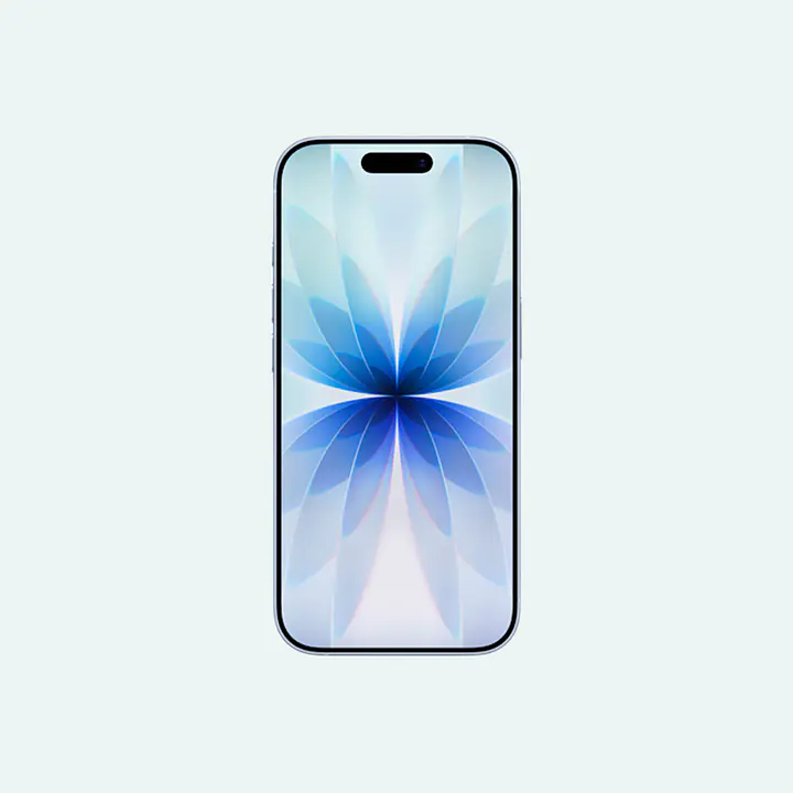 Apple iPhone 17 - Farve: Mist Blue, Hukommelse: 256 GB og Abonnement: Fri Tale + 60 GB